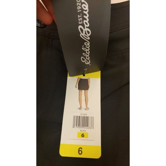 EDDIE BAUER Women Adventurer 2.0 Skort--Black - Picture 8 of 8